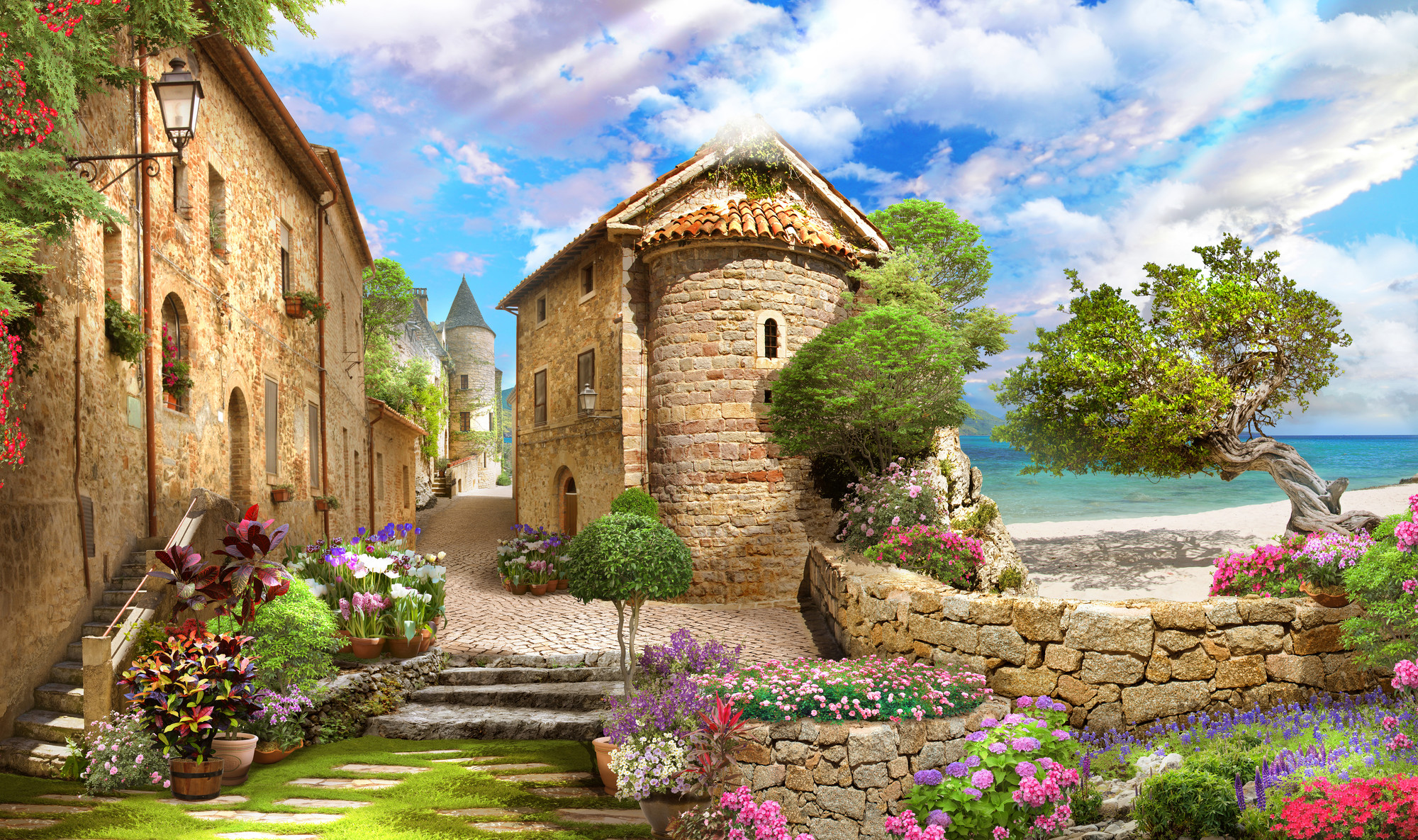 

Фотообои Архитектура 'Улочка' (4956) , Иней