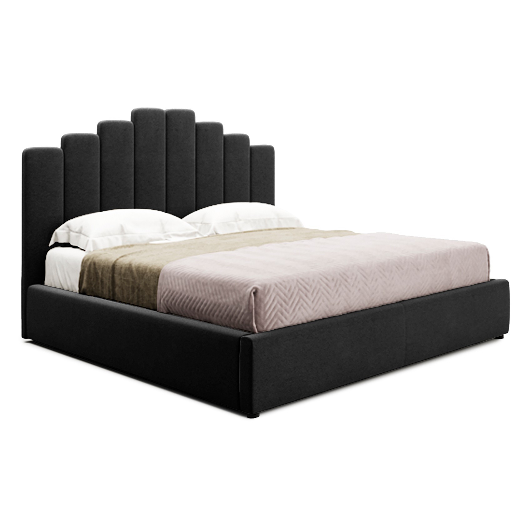 

Кровать Барселона (Green Sofa) Черная 140х200 см 381102_52