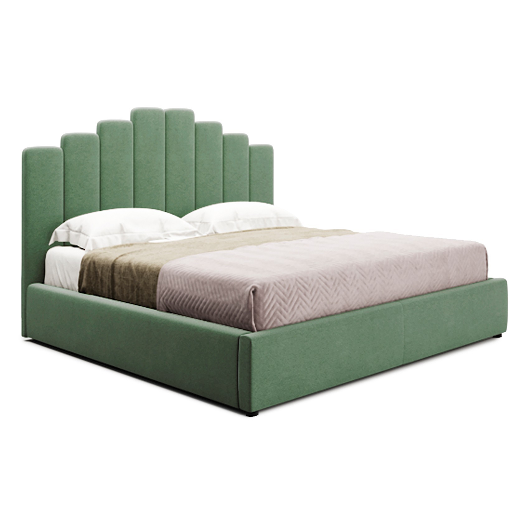 

Кровать Барселона (Green Sofa) Зеленая 160х200 см 381102_23