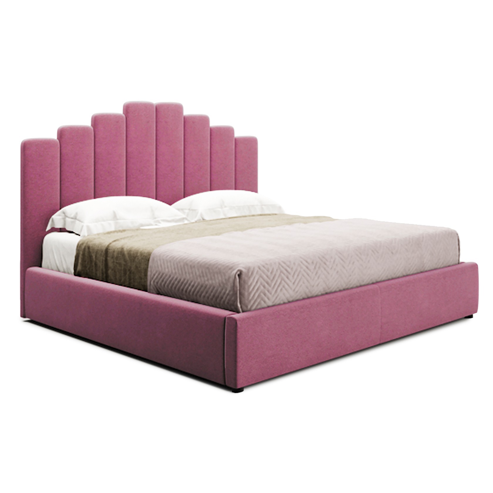 

Кровать Барселона (Green Sofa) Розовая 140х200 см 381102_37