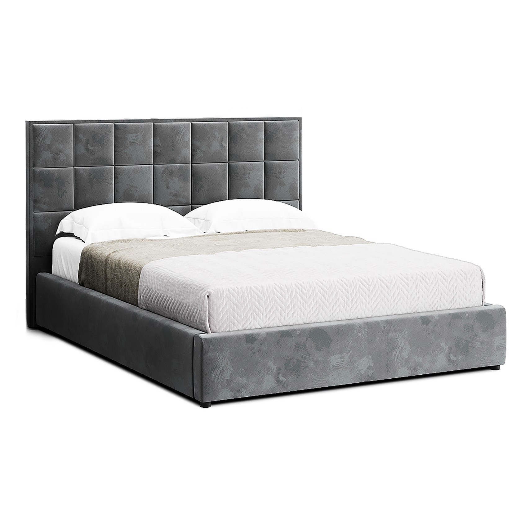 

Кровать Детройт (Green Sofa) Серая 180х200 см 381113_44