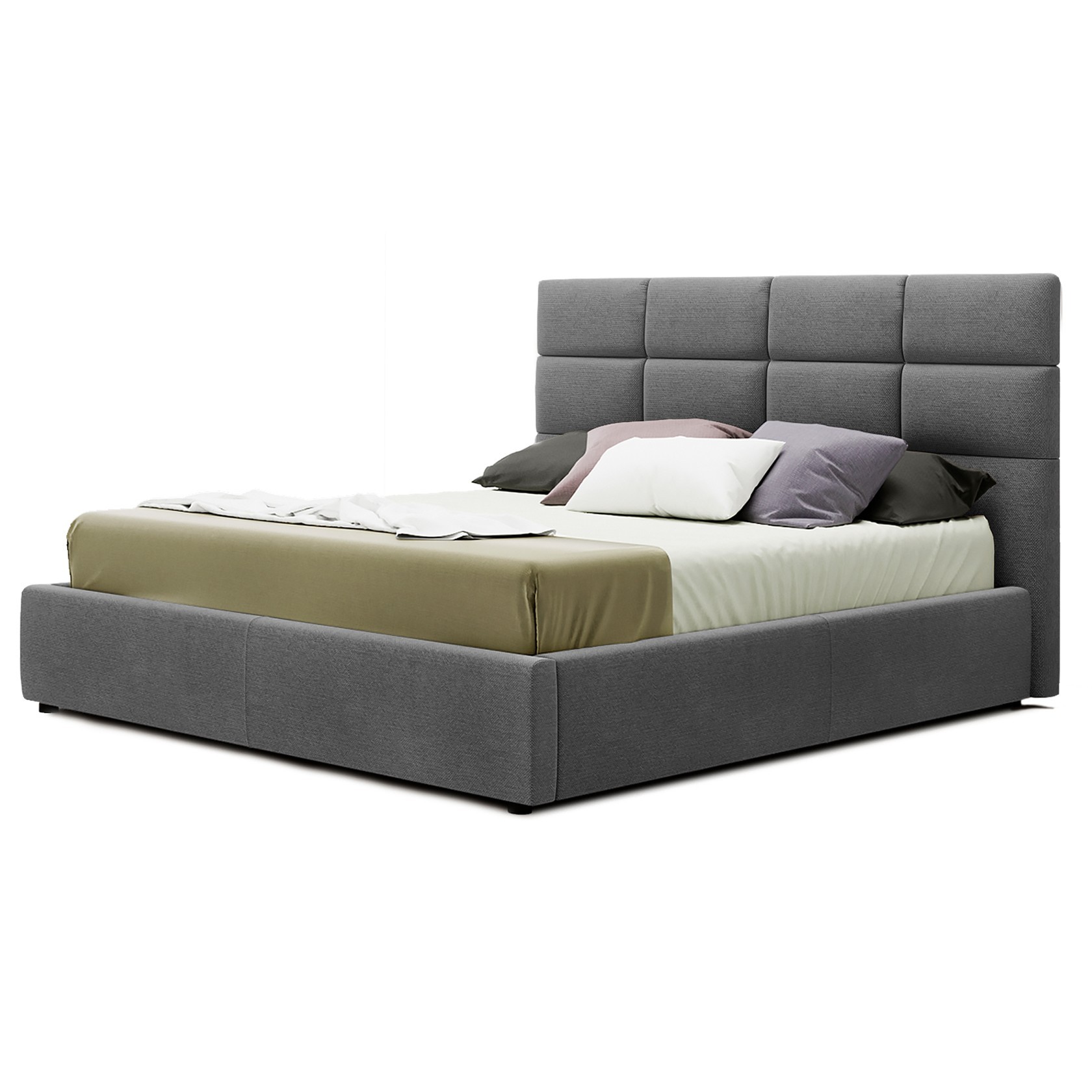 

Кровать Рим II (Green Sofa) Серая 160х200 см 381135_48
