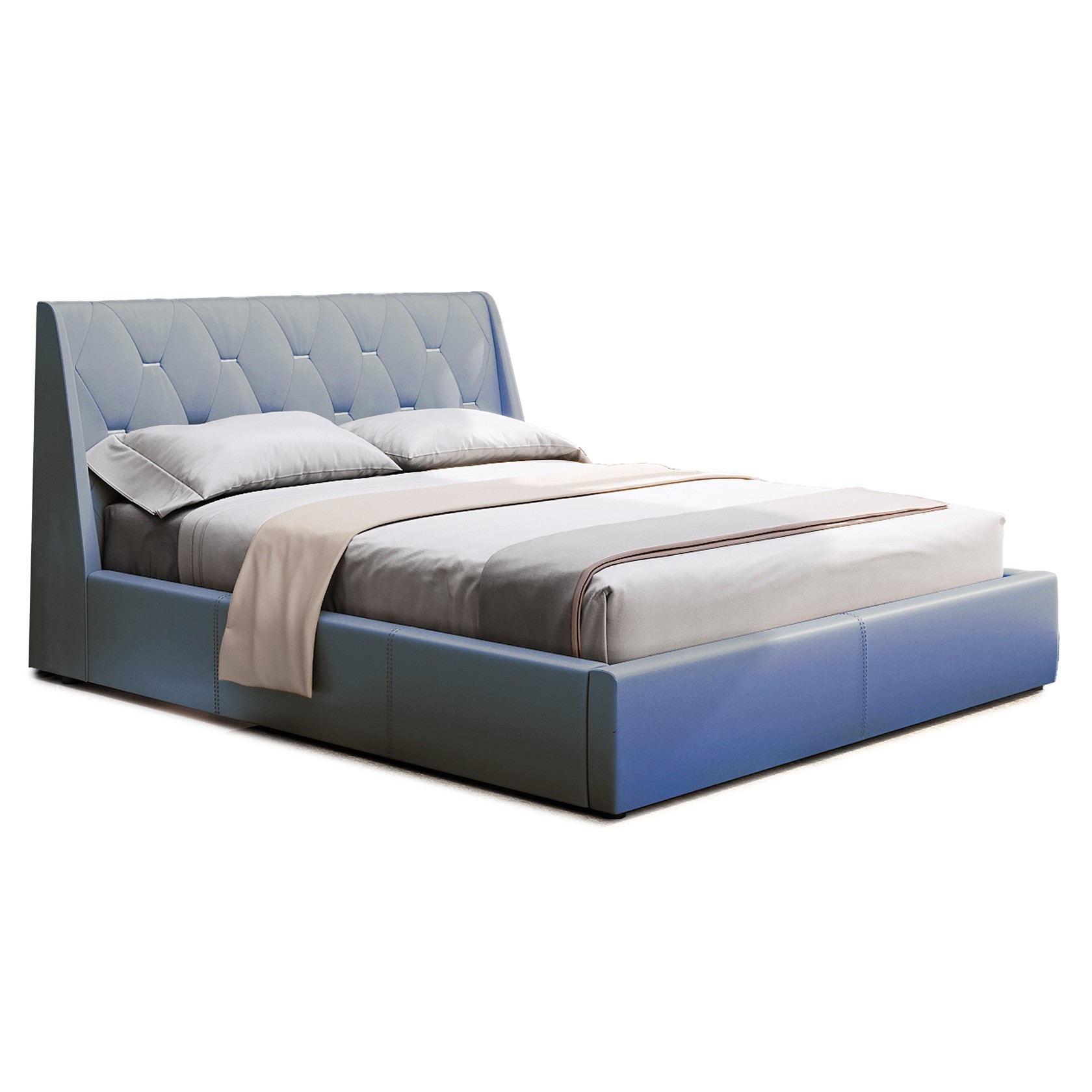 

Кровать Берлин IV (Green Sofa) Голубая 120х200 см 381105_06