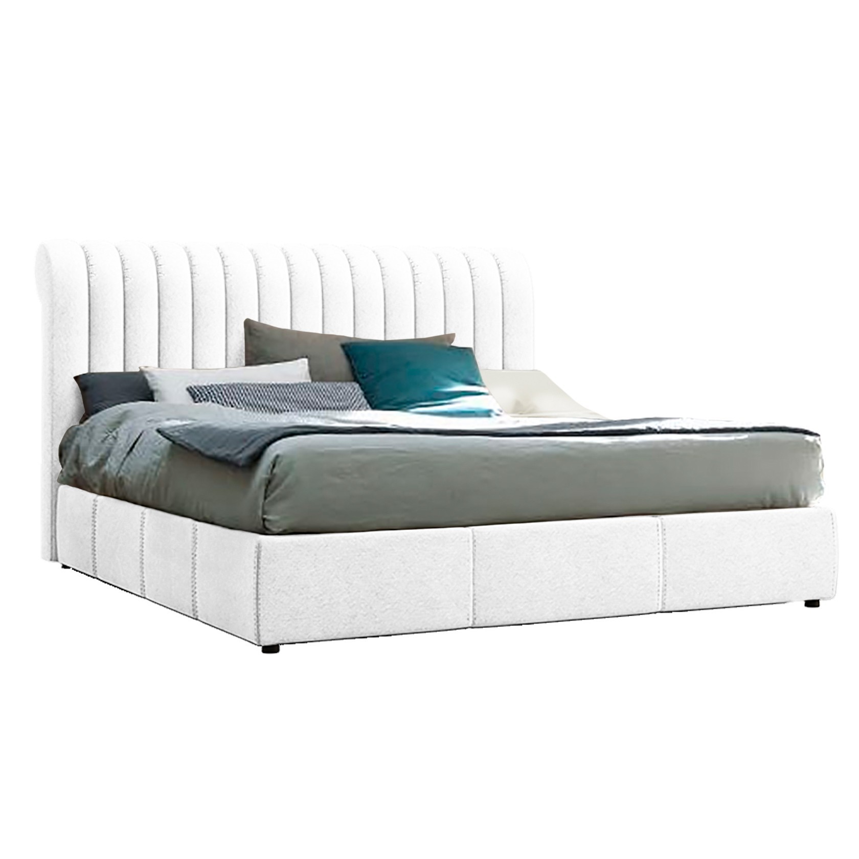 

Кровать Манчестер (Green Sofa) Белая 140х200 см 381121_47