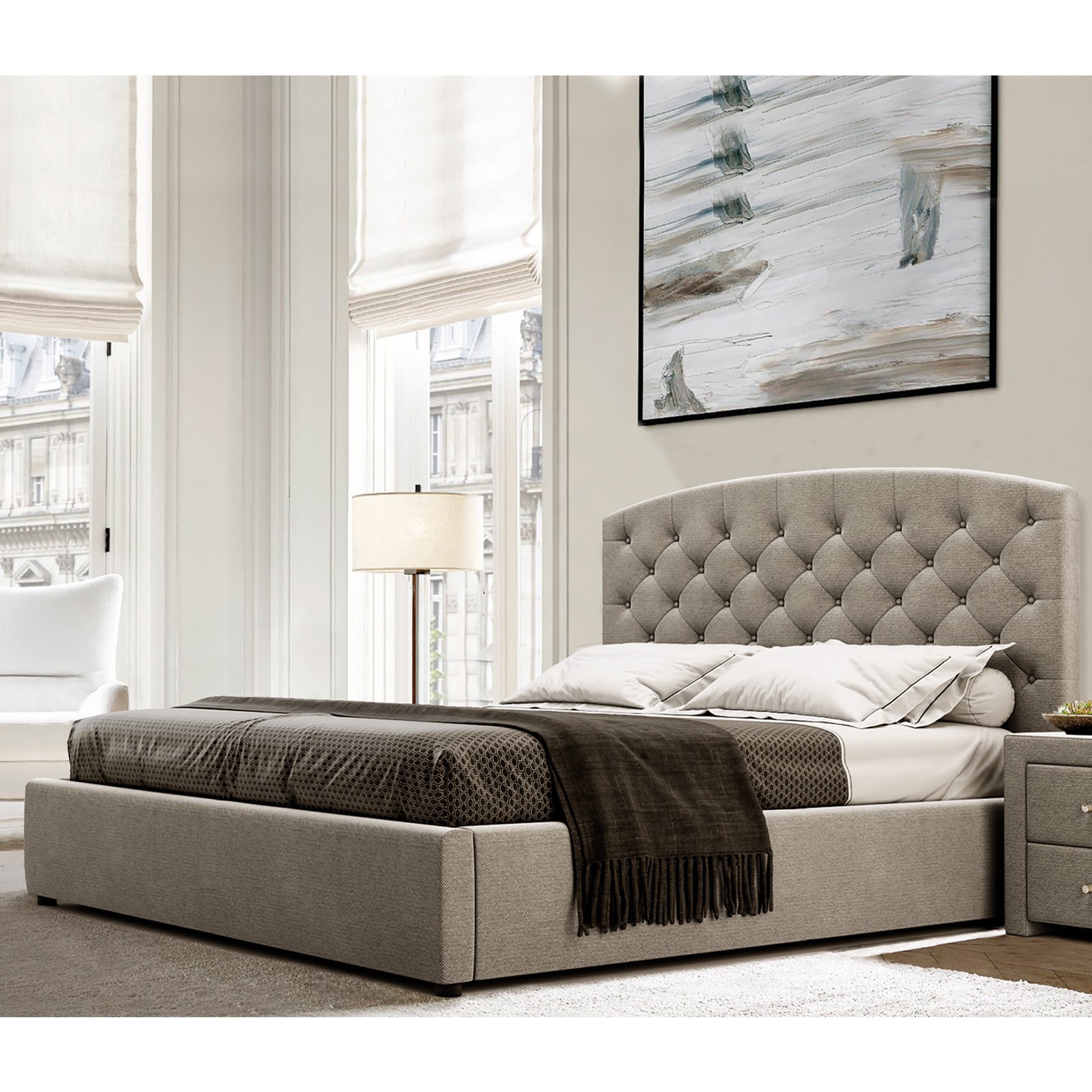 

Кровать Манхэтен-2 (Green Sofa) Бежевая 120х200 см 381153_51