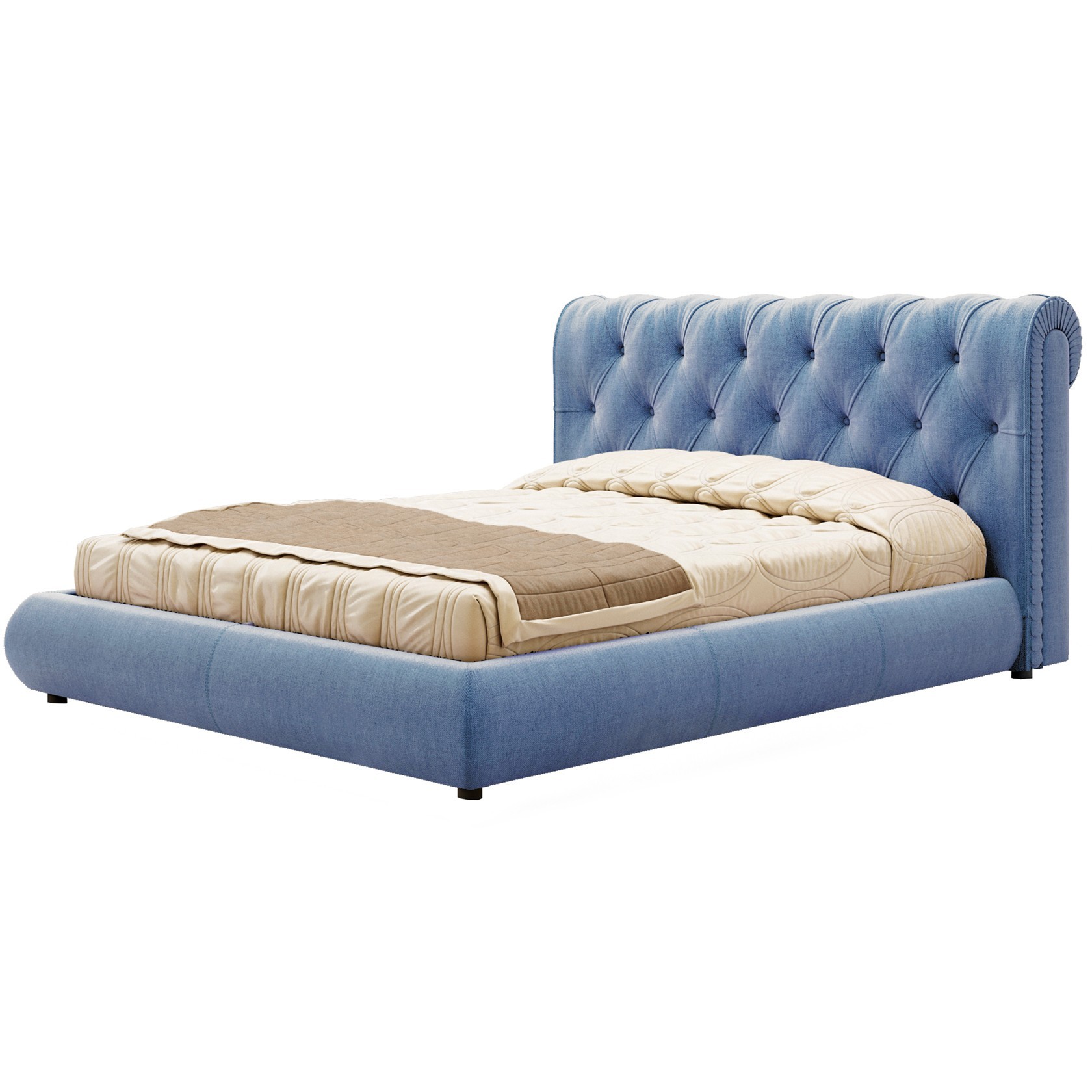 

Кровать Честер II (Green Sofa) Голубая 120х200 см 381148_06