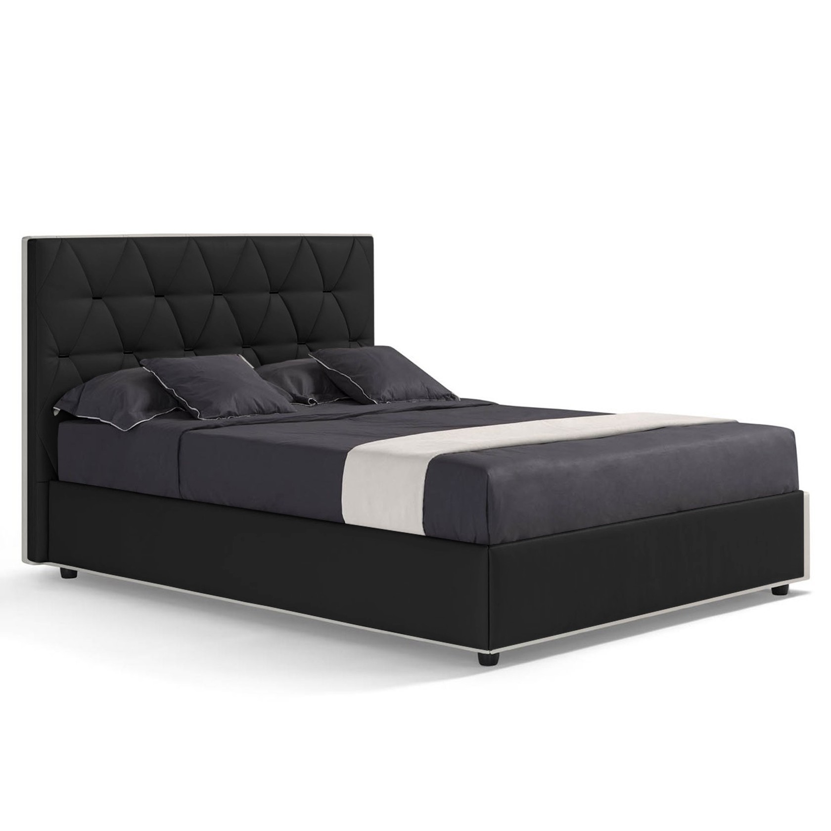 

Кровать Нью-Йорк ромбы люкс с механизмом (Green Sofa) Черная 140х200 381161_47