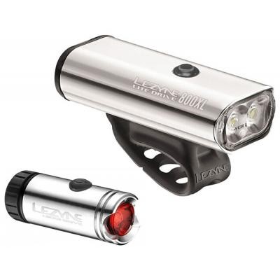 

Комплект велофар Lezyne Macro 800XL/Micro Pair 800/30 Lm Silver (4712805 986873)