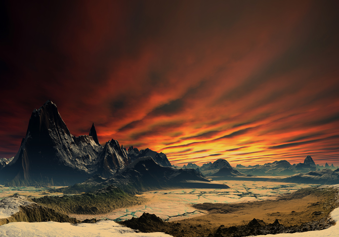 

Фотообои Природа 'Чужая планета' (2221) , Фреска