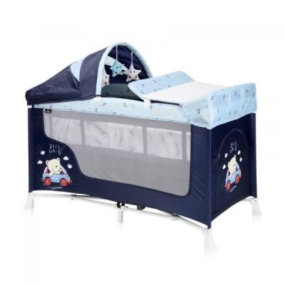 

Детский манеж Lorelli SAN R.2L+blue bear