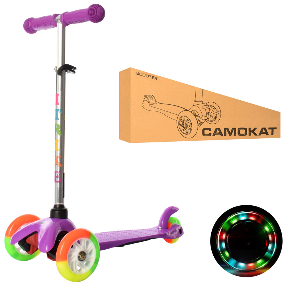 

Самокат iTrike MINI BB 3-013-4-A-V фиолетовый