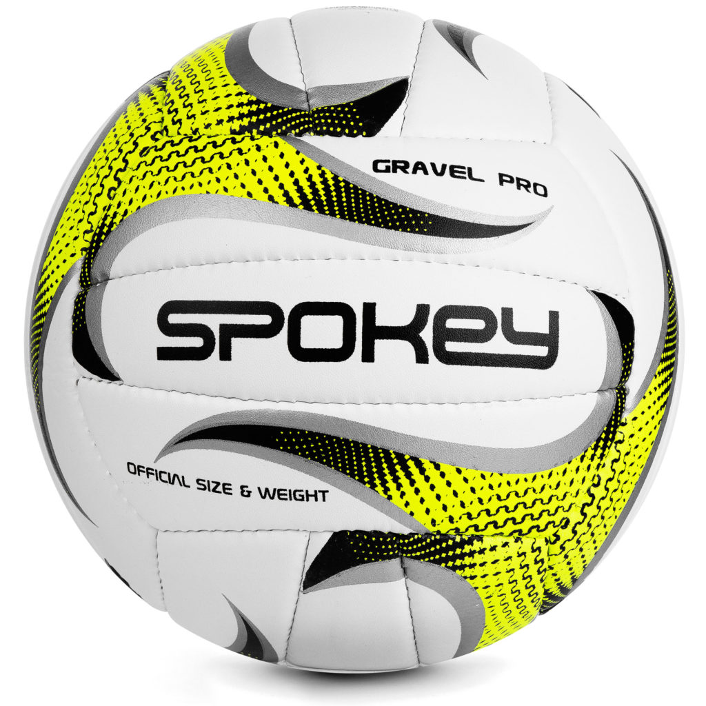 

Волейбольный мяч Spokey Gravel Pro размер 5 Бело-желтый