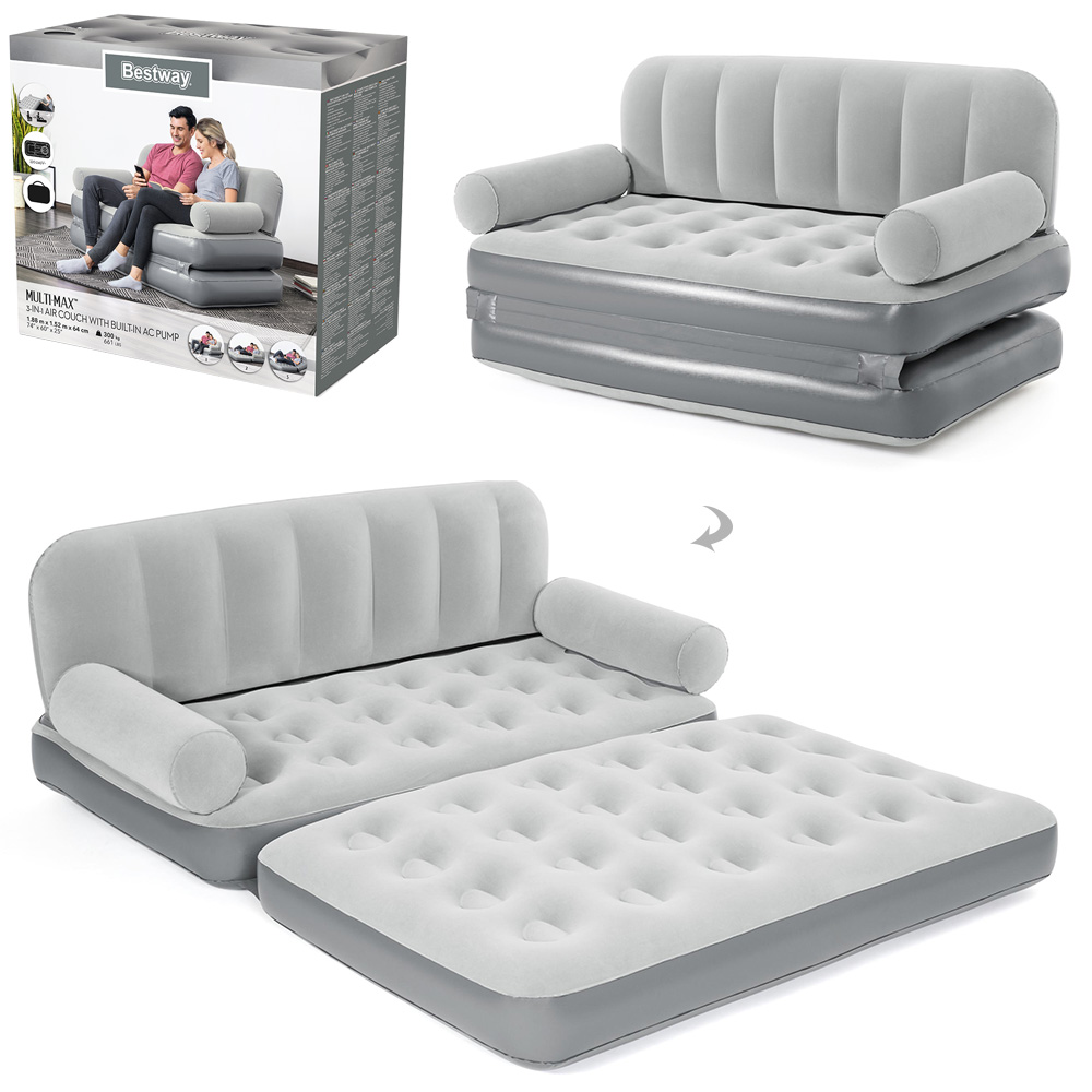 

Велюр диван со встроенным электронасосом Bestway 75079 188х152х64 см
