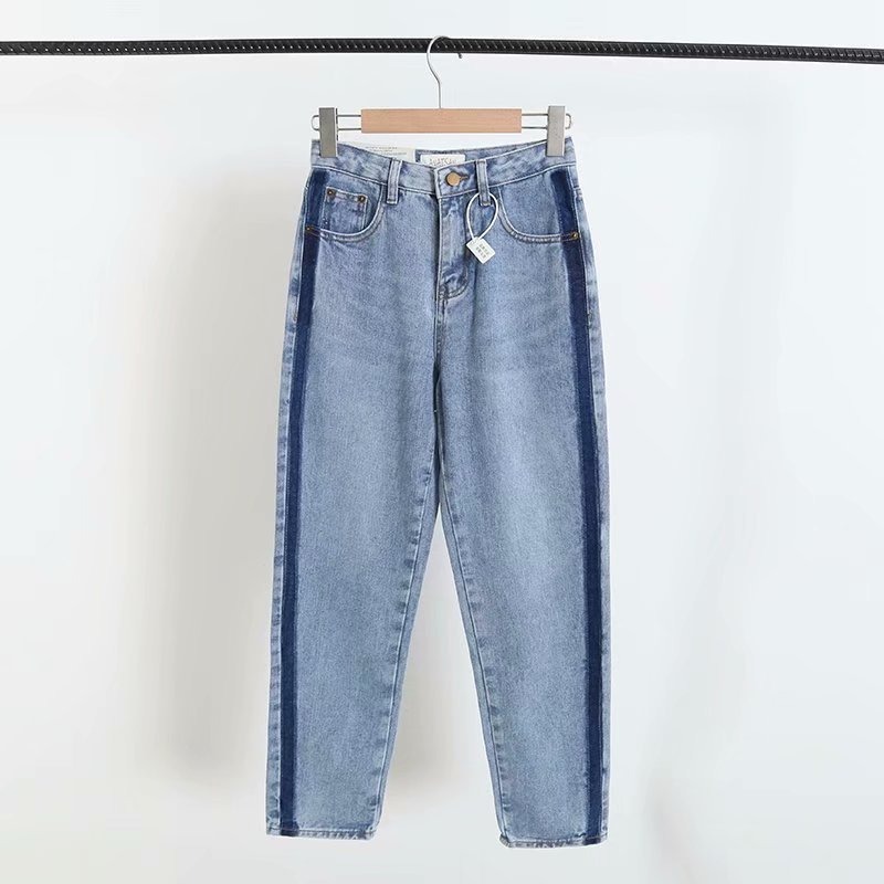 

Джинсы женские с контрастными полосами Line Berni Fashion () Голубой, Джинсы женские с контрастными полосами Line Berni Fashion (S) Голубой