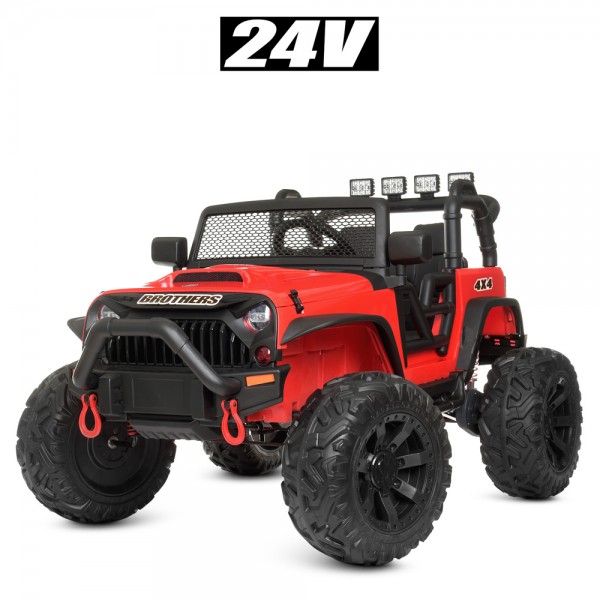 

Электро-/Веломобиль Джип Bambi Racer M 4553EBLR-3(24V) Красный (BAM003255)