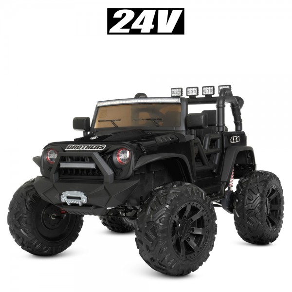 

Электро-/Веломобиль Джип Bambi Racer M 4296EBLR-2(24V) Черный (BAM003259)