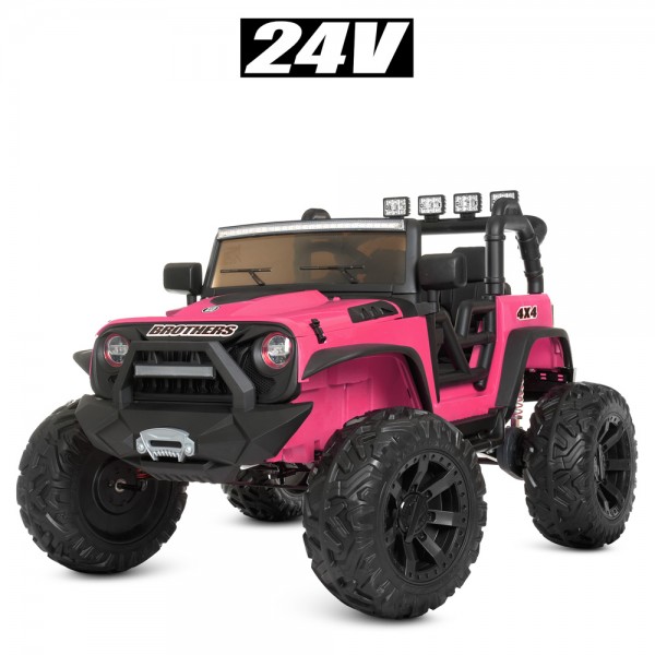 

Электро-/Веломобиль Джип Bambi Racer M 4296EBLR-8(24V) Розовый (BAM003263)