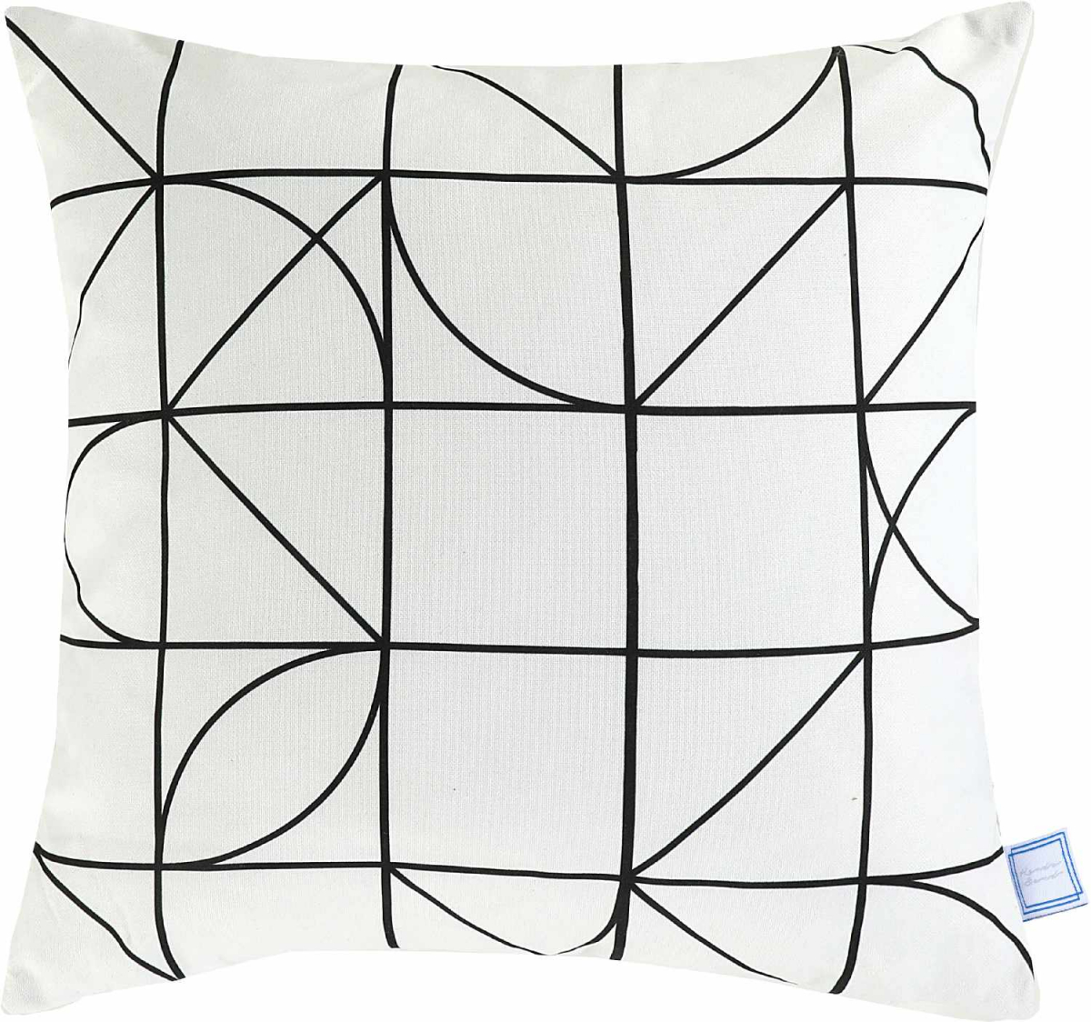 

Подушка Arhome Kennedy White/Black 7QZPE-45-45