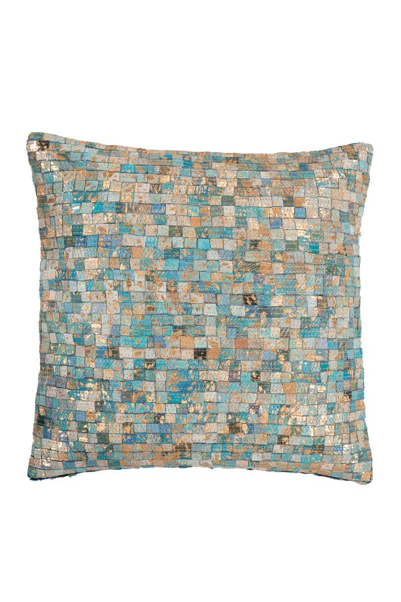 

Подушка Arhome Finish 100 Turquoise/Gold 2R5V2-45-45-E