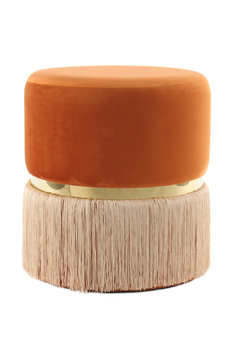 

Пуф Arhome Milano T125 Orange/Champagne/Gold Y3CM7-ORA