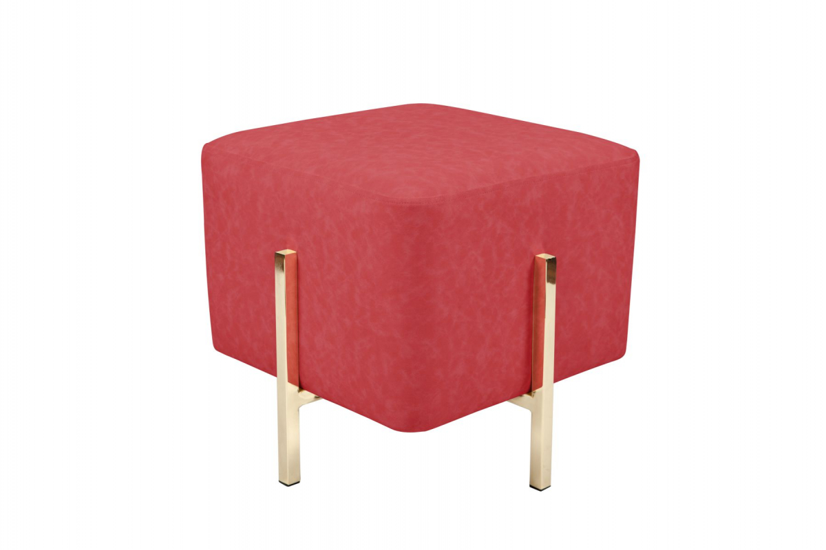 

Пуф-стул Arhome Dik TDM100 Red/Gold VVCXP