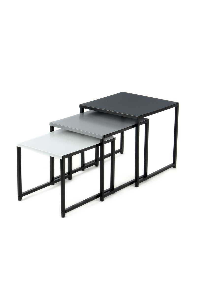 

Набор столов Arhome Trio M110/3 Black/Grey/White LGLDD