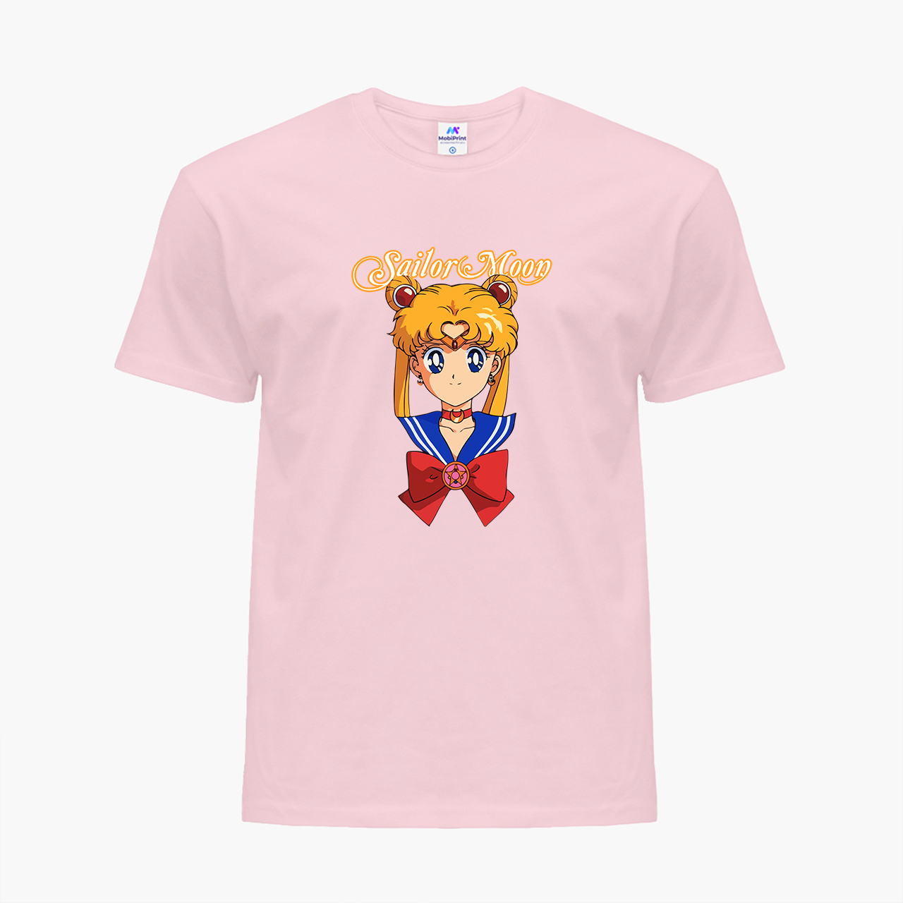 

Детская футболка для девочек Сейлор Мун (Sailor Moon) (25186-2915-27) 122-128 см Хлопок Розовый