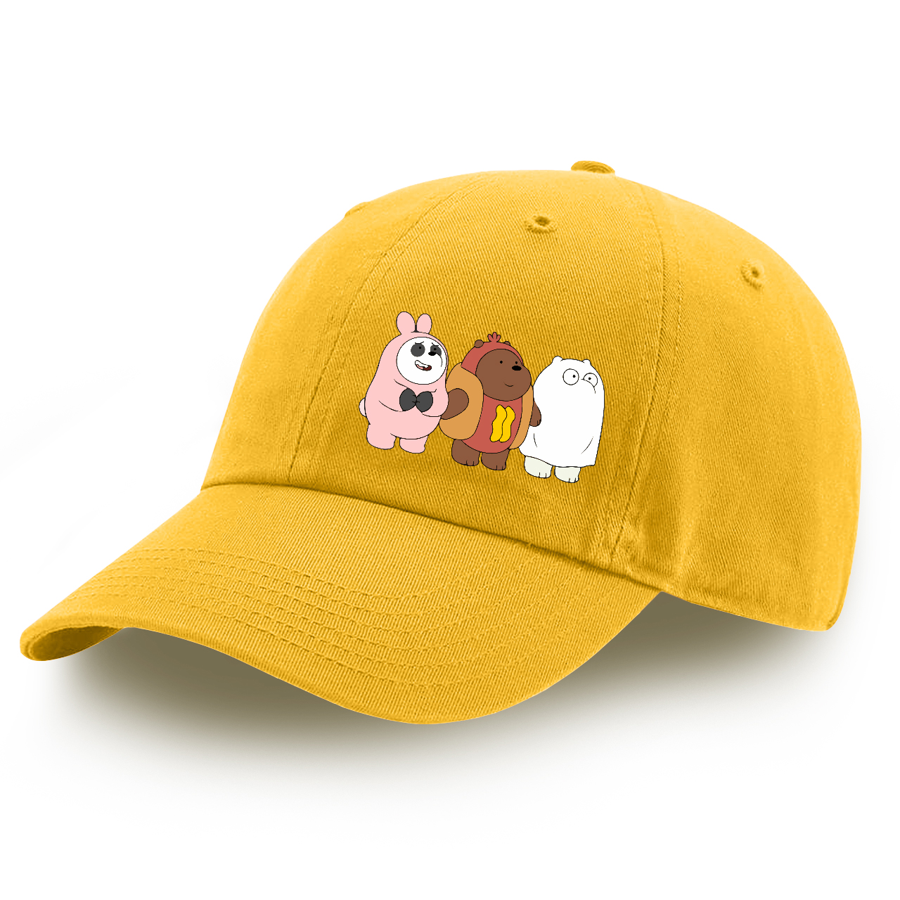 

Детская кепка Вся правда о медведях (We Bare Bears) (9273-2905-6) 100% Хлопок 52-57 см Желтый