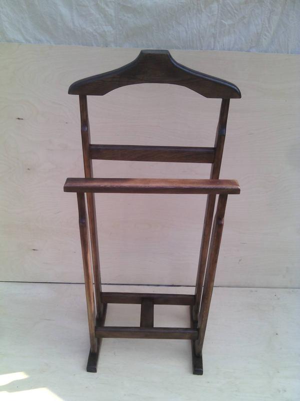 

Напольная деревянная вешалка ручной работы органайзер 100 см (019274-De)