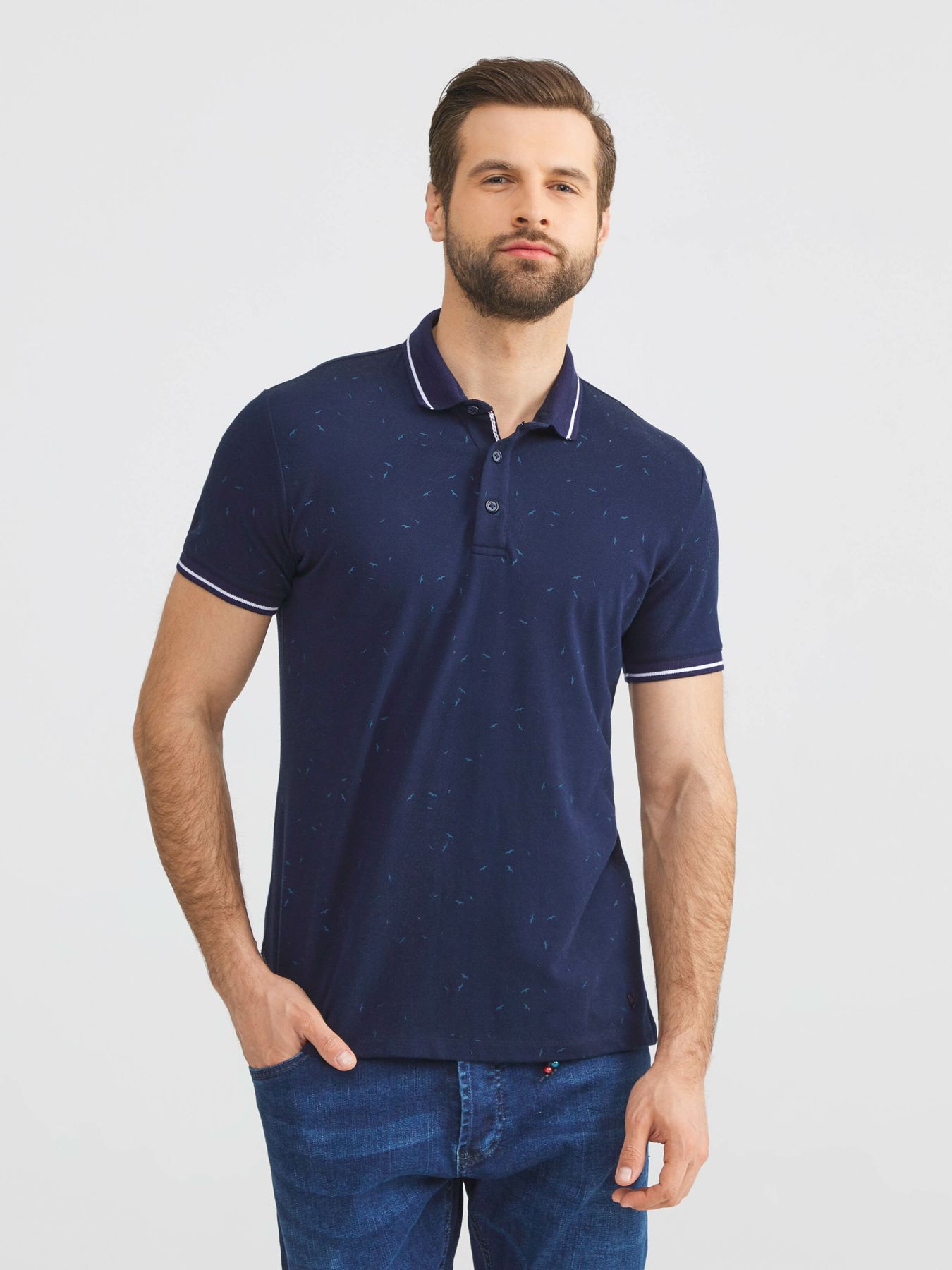 

Поло MCL 26788-B 3XL Темно-синій