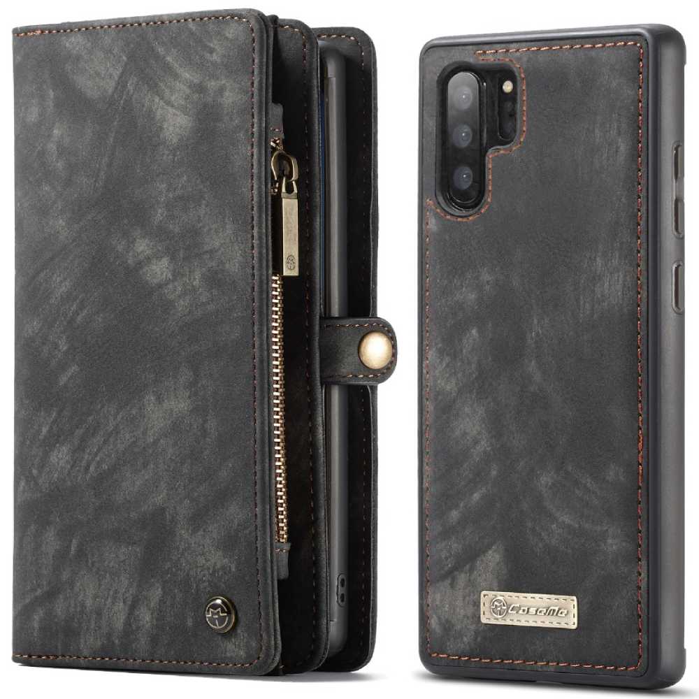 

Чехол-кошелек CaseMe Retro Leather для Samsung Galaxy Note 10 Plus Black