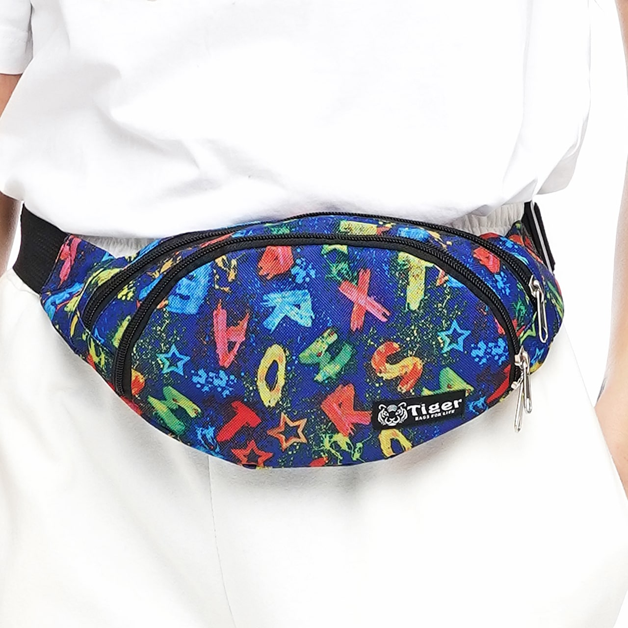 

Сумка на пояс Tiger Moon Print Буквы детские