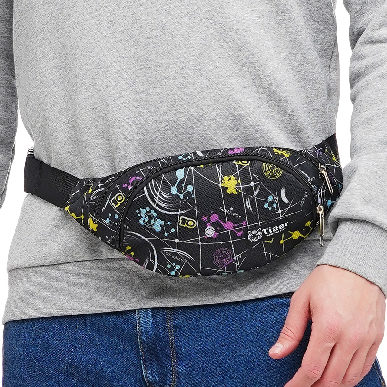 

Сумка на пояс Tiger Moon Print Super Boy
