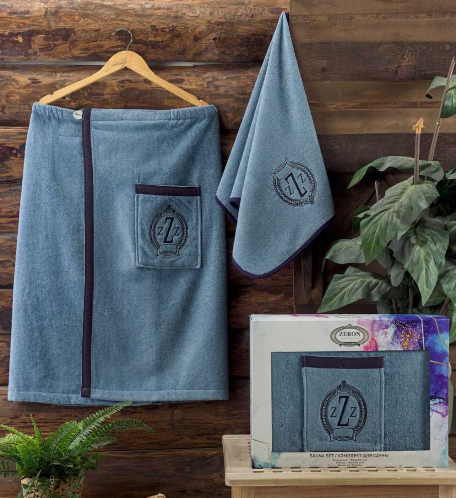 

Набор Zeron для сауны мужской 2-х предметный Mavi