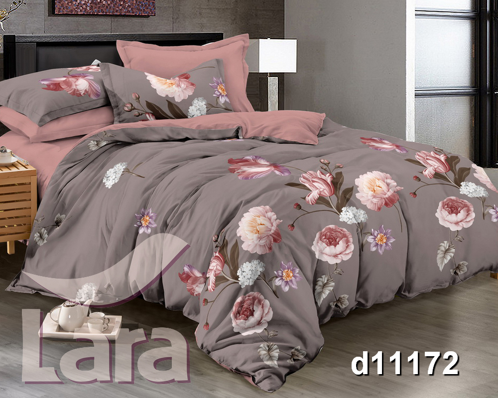 

Постельное белье LARA бязь d11172p полуторное Наволочки 50х70