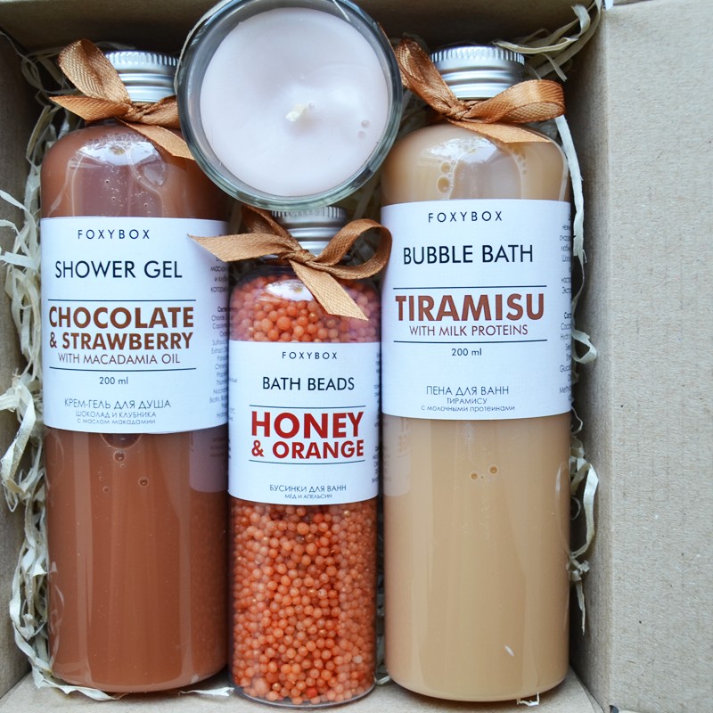 

Подарочный набор косметический FoxyBox Chocolate Delight