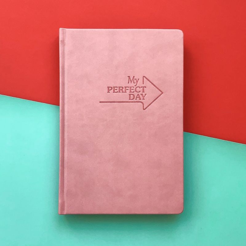 

Мотивирующий планер-ежедневник My perfect day LifeFLUX А5 пепельная роза (украинский язык)
