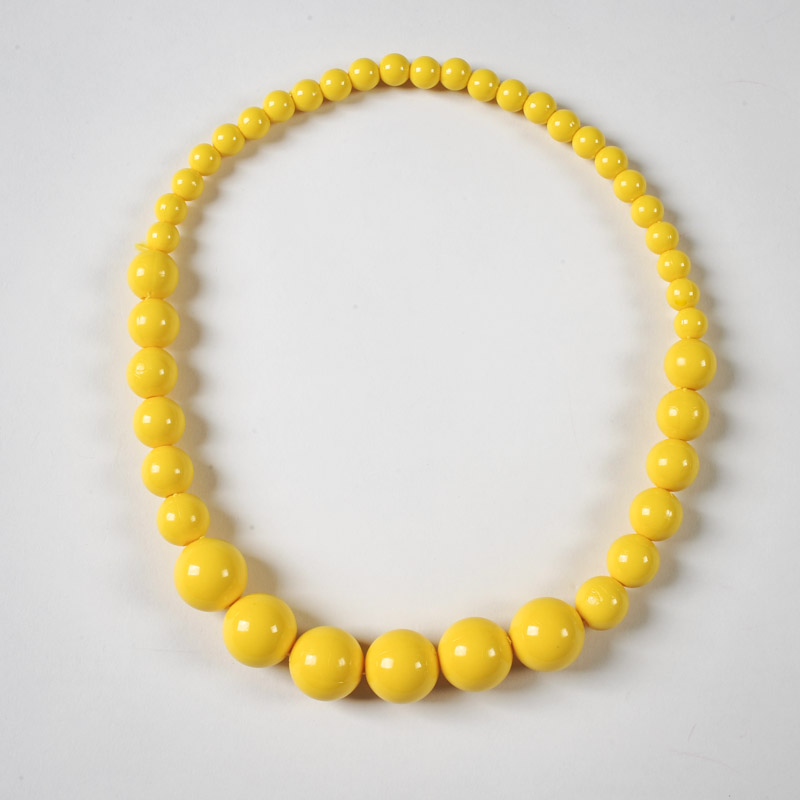 

Бусы крупные A 50005-yellow желтый цвет