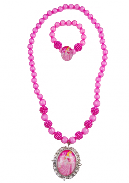 

Набор украшений Спящей Красавицы 1136-pink малиновый цвет
