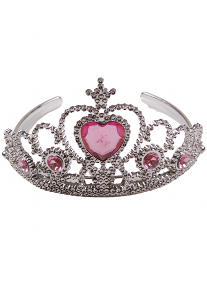 

Диадема для девочки3 1068-silver-light pink светло розовый цвет