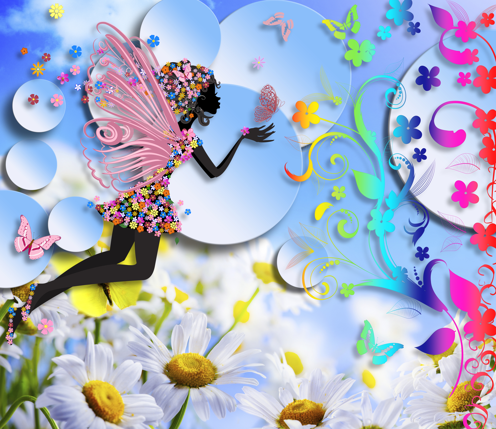 

Фотообои 3D '3D Фея' (3270) , Песок