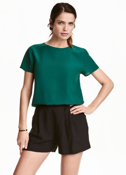 

Блуза H&M 32 Зеленая (1089-067)