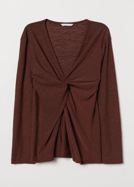 

Блуза H&M 36 Коричневая (1075-059)