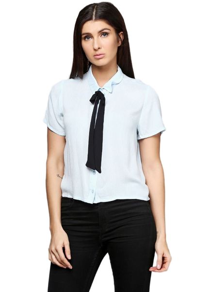 

Блуза H&M 44 Голубая (1082-901)