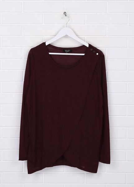 

Блуза NEW LOOK 42 Бордовая (1081-550)