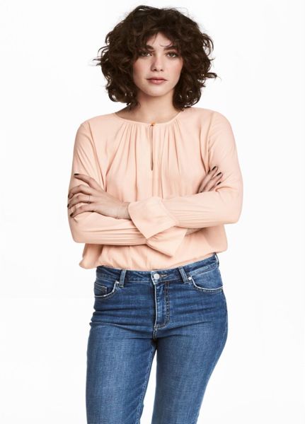 

Блуза H&M 34 Розовая (1089-358)