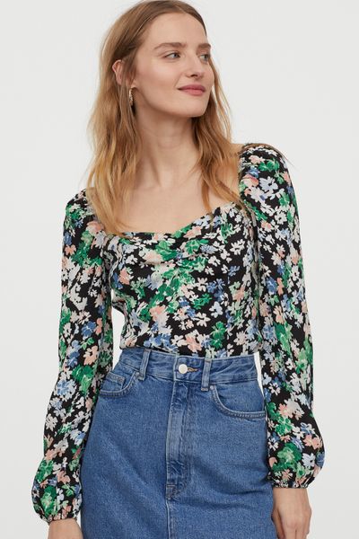 

Блуза H&M 42 Разноцветная (1203-038)