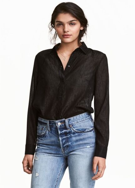 

Блуза H&M 44 Черная (1082-092)