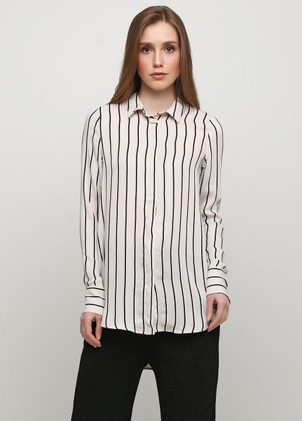 

Блуза H&M 34 Бежево-чёрная (1084-637)
