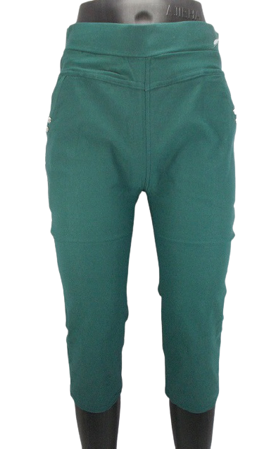 

Женские капри Kenalin K707 2XL-3XL зеленые